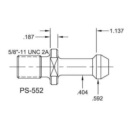 Tj Davies Co Solid Retention Knob PS-552